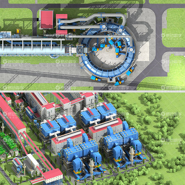 中冶華天燒結專業(yè)工藝過程三維演示動畫 中冶華天燒結專業(yè)工藝過程三維演示動畫