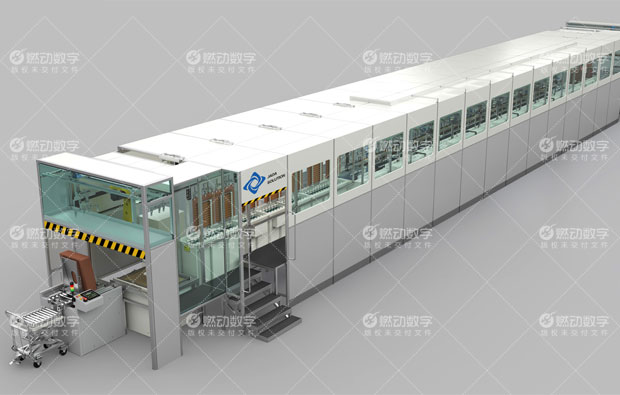 VCP垂直連續(xù)電鍍生產(chǎn)線三維動(dòng)畫(huà)制作